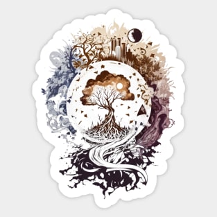 Elements of Earth - Original Artwork Sticker